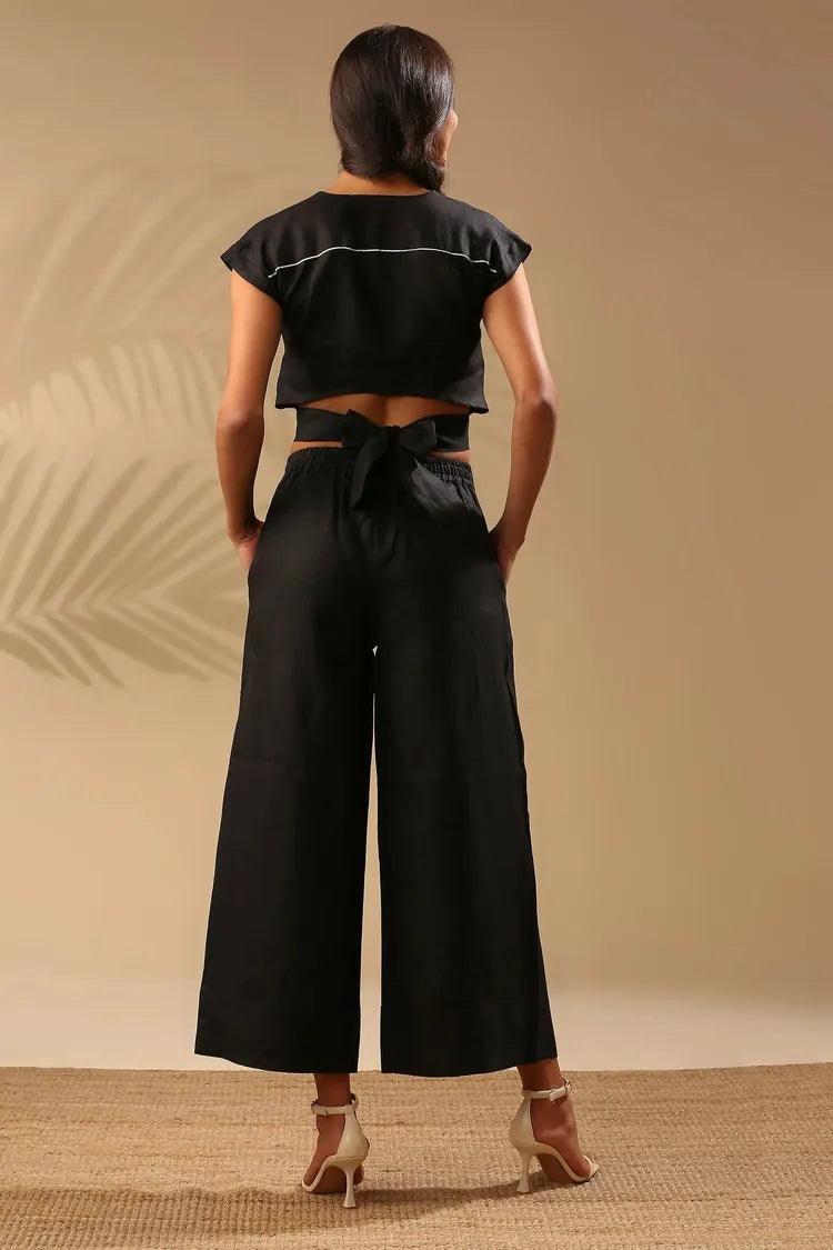Velora™ Wide-Leg Tie Waist Pants
