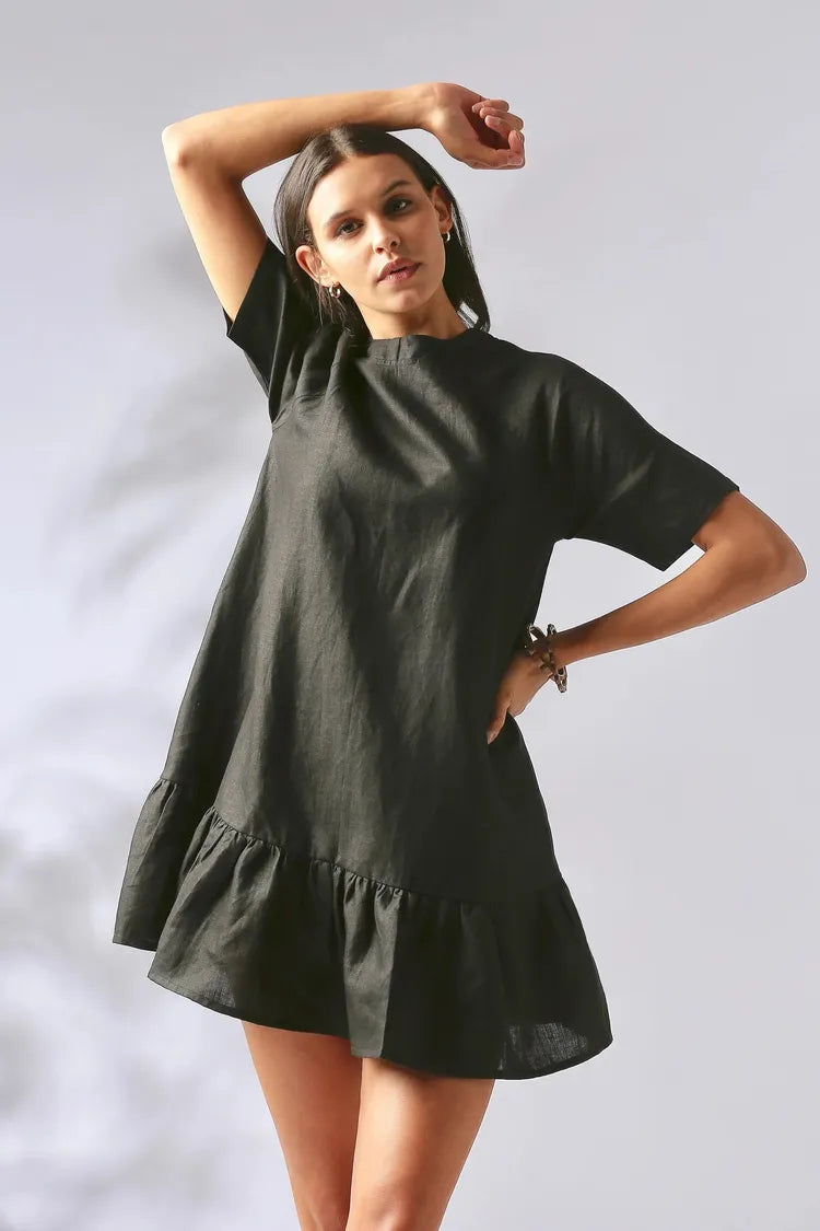 Zerina™ Relaxed Ruffle Mini Dress